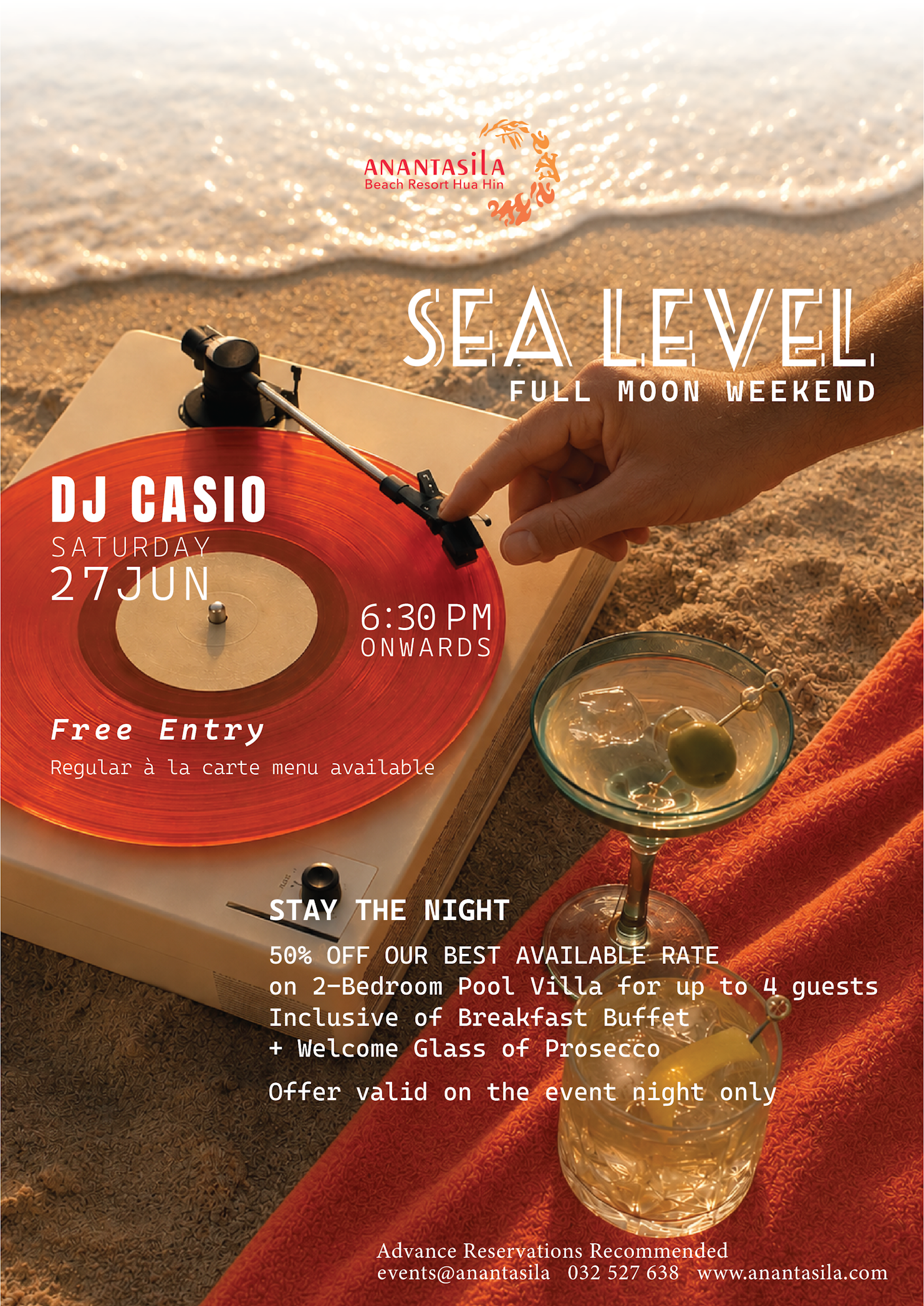 Sea Level Full moon weekend